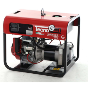 Tecnogen-Groupe électrogène 5,2 kW monophasé à essence TecnoGen H8000ELX – Démarrage électrique-Neuf