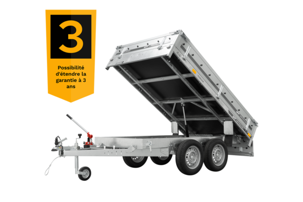 REMORQUE DEUX ESSIEUX 253X150 UNITRAILER TASKER 250/2 750 KG – Image 3
