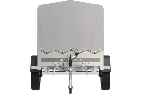 Remorque automobile Garden Trailer 200 KIPP 200 x 106 cm avec bâche haute – Image 3