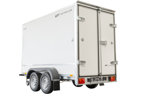 REMORQUE FOURGON DOUBLE ESSIEUX 300X148 UNITRAILER PACK 300/2 2000 KG – Image 5