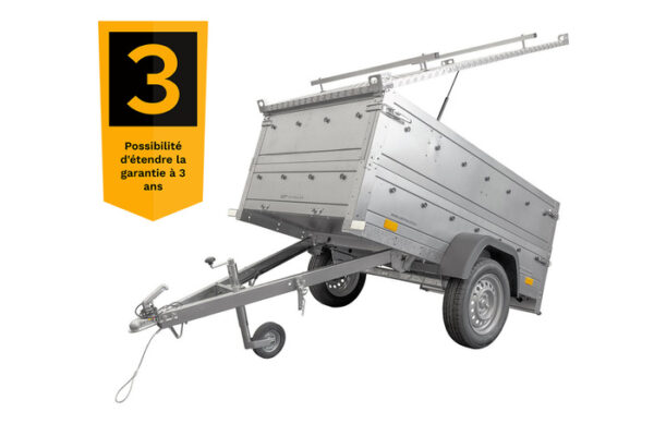 REMORQUE AVEC CAPOT GARDEN TRAILER 200 KIPP 200X106 CM – Image 3