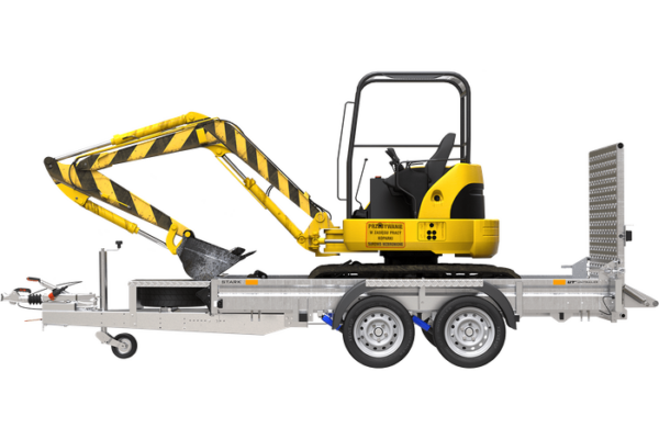 REMORQUE LOURDE DOUBLE ESSIEUX 2000 KG STARK 3 230 – Image 4