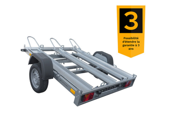 REMORQUE MOTO 3 RAILS UNITRAILER MOTO 3/R [AVEC AMORTISSEURS] – Image 3