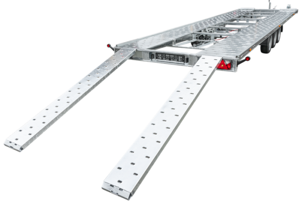 REMORQUE PORTE VOITURE À TROIS ESSIEUX 800X230 UNIPLAT 800/3 S 3500 KG – Image 4