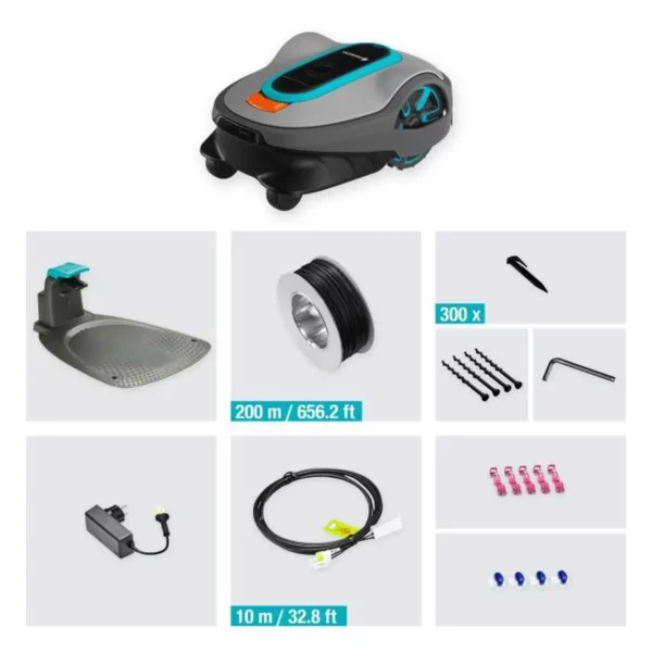 Robot tondeuse GARDENA - SILENO life 1000 - Jusqu'à 1000 m² - Application bluetooth - 58 db - Largeur de coupe : 22cm – Image 6